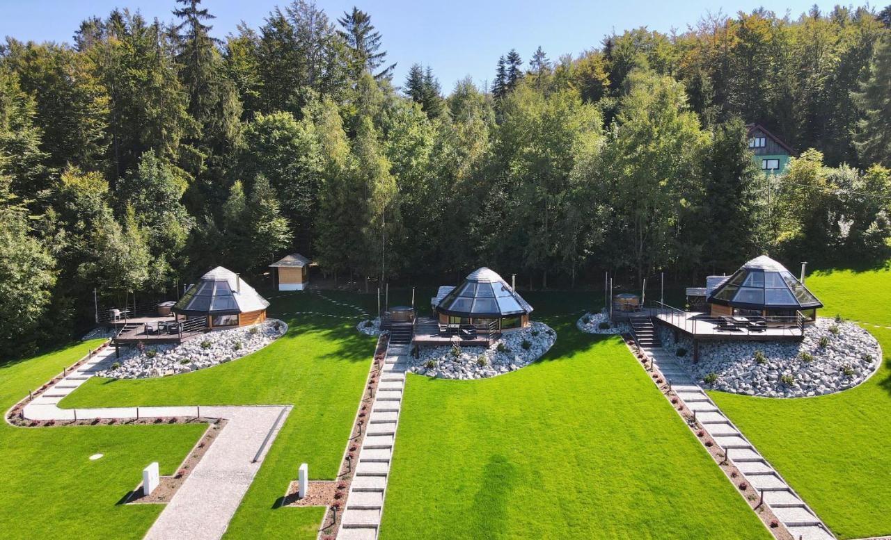Osada Poli Koniakow - Panoramiczny Domek Nr 1 Z Prywatna Balia I Hydromasazem Bagian luar foto